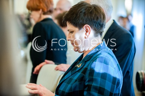  09.01.2018 WARSZAWA<br />POSIEDZENIE RADY MINISTROW<br />N/Z BEATA SZYDLO<br /> 