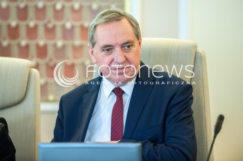  09.01.2018 WARSZAWA<br />POSIEDZENIE RADY MINISTROW<br />N/Z HENRYK KOWALCZYK<br /> 