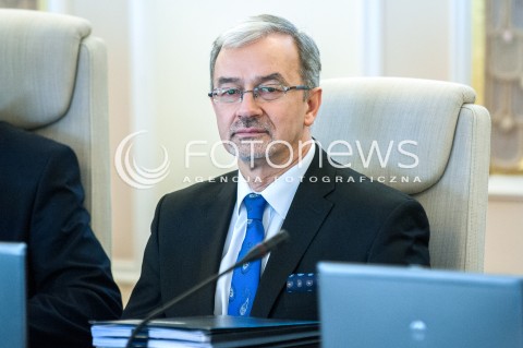  09.01.2018 WARSZAWA<br />POSIEDZENIE RADY MINISTROW<br />N/Z JERZY KWIECINSKI<br /> 