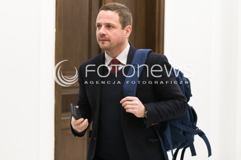  09.01.2018 WARSZAWA SEJM<br />POSIEDZENIE SEJMU<br />N/Z RAFAL TRZASKOWSKI <br /> 