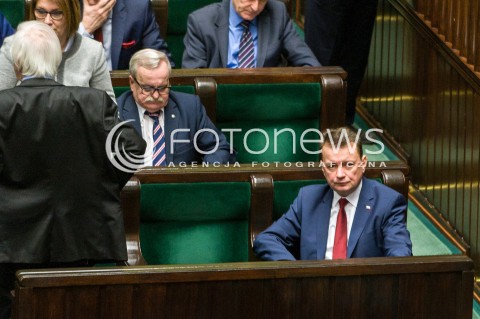  09.01.2018 WARSZAWA SEJM<br />POSIEDZENIE SEJMU<br />N/Z MARIUSZ BLASZCZAK<br /> 