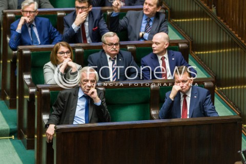  09.01.2018 WARSZAWA SEJM<br />POSIEDZENIE SEJMU<br />N/Z RYSZARD TERLECKI MARIUSZ BLASZCZAK LEONARD KRASULSKI BEATA MAZUREK <br /> 