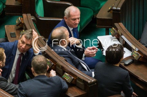  09.01.2018 WARSZAWA SEJM<br />POSIEDZENIE SEJMU<br />N/Z SLAWOMIR NEUMANN GRZEGORZ SCHETYNA EWA KOPACZ ANDRZEJ HALICKI<br /> 