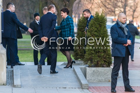  09.01.2018 WARSZAWA<br />POSIEDZENIE RADY MINISTROW<br />PRZYJAZD MINISTROW DO KPRM<br />N/Z BEATA SZYDLO<br /> 
