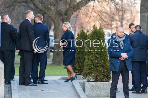  09.01.2018 WARSZAWA<br />POSIEDZENIE RADY MINISTROW<br />PRZYJAZD MINISTROW DO KPRM<br />N/Z BEATA KEMPA<br /> 