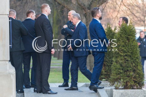  09.01.2018 WARSZAWA<br />POSIEDZENIE RADY MINISTROW<br />PRZYJAZD MINISTROW DO KPRM<br />N/Z HENRYK KOWALCZYK<br /> 
