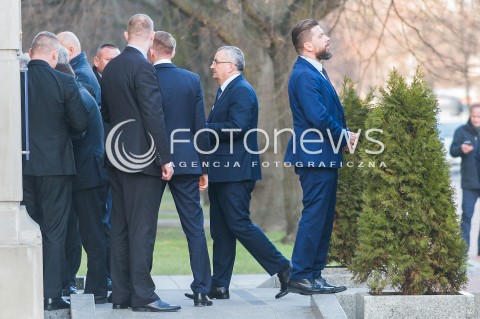  09.01.2018 WARSZAWA<br />POSIEDZENIE RADY MINISTROW<br />PRZYJAZD MINISTROW DO KPRM<br />N/Z ANDRZEJ ADAMCZYK<br /> 