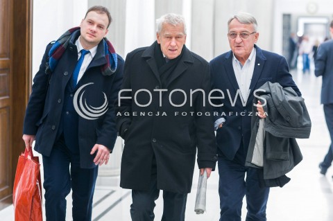  09.01.2018 WARSZAWA SEJM<br />POSIEDZENIE SEJMU<br />N/Z KORNEL MORAWIECKI<br /> 