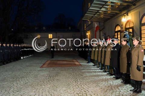  09.01.2018 WARSZAWA MON<br />PRZEKAZANIE RESORTU MINISTERSTWA OBRONY NARODOWEJ MON<br />N/Z ANTONI MACIEREWICZ MARIUSZ BLASZCZAK<br /> 