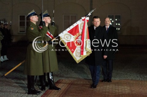  09.01.2018 WARSZAWA MON<br />PRZEKAZANIE RESORTU MINISTERSTWA OBRONY NARODOWEJ MON<br />N/Z ANTONI MACIEREWICZ MARIUSZ BLASZCZAK<br /> 