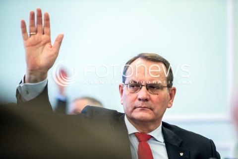  10.01.2018 WARSZAWA<br />POSIEDZENIE SEJMU RP<br />N/Z EUGENIUSZ KLOPOTEK<br /> 