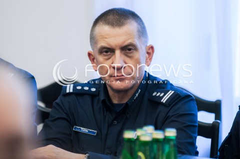  10.01.2018 WARSZAWA<br />POSIEDZENIE SEJMU RP<br />N/Z DARIUSZ SZUBA POLICJA<br /> 