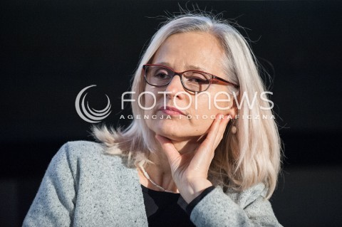  10.01.2018 WARSZAWA<br />SPOTKANIE Z OKAZJI 10 ROCZNICY REAKTYWACJI NAGRODY LITERACKIEJ MIASTA STOLECZNEGO WARSZAWY<br />N/Z ANNA JANKO<br /> 