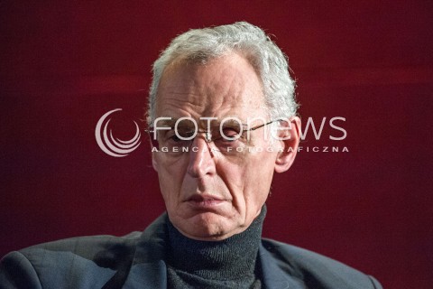  10.01.2018 WARSZAWA<br />SPOTKANIE Z OKAZJI 10 ROCZNICY REAKTYWACJI NAGRODY LITERACKIEJ MIASTA STOLECZNEGO WARSZAWY<br />N/Z EUSTACHY RYLSKI<br /> 