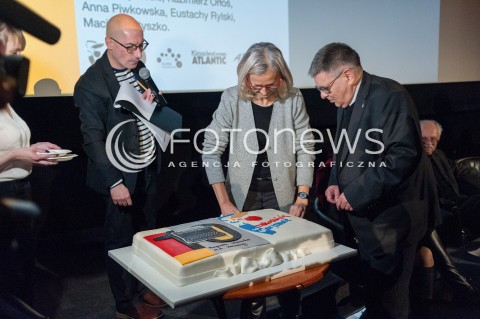  10.01.2018 WARSZAWA<br />SPOTKANIE Z OKAZJI 10 ROCZNICY REAKTYWACJI NAGRODY LITERACKIEJ MIASTA STOLECZNEGO WARSZAWY<br />N/Z ANNA JANKO WLODZIMIERZ PASZYNSKI<br /> 