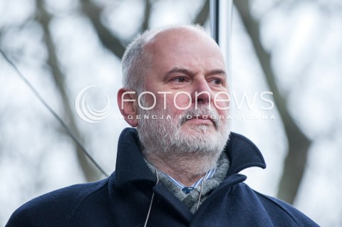  11.01.2018 WARSZAWA<br />PROTEST EMERYTOW SLUZB MUNDUROWYCH PRZED SEJMEM<br />N/Z ZDZISLAW CZARNECKI<br /> 