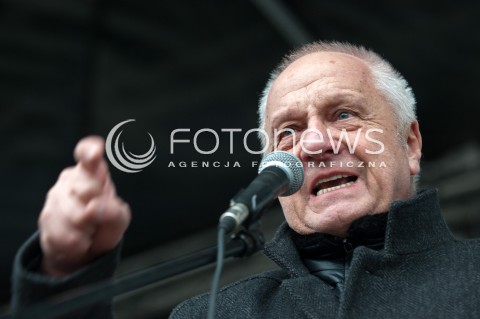  11.01.2018 WARSZAWA<br />PROTEST EMERYTOW SLUZB MUNDUROWYCH PRZED SEJMEM<br />N/Z STEFAN NIESIOLOWSKI<br /> 