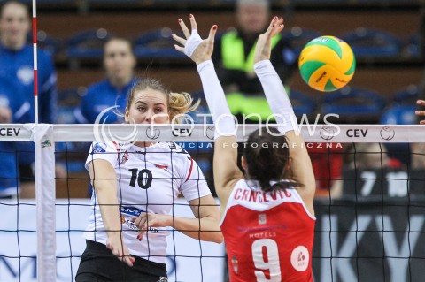  11.01.2018 RZESZOW POLAND<br />SIATKOWKA LIGA MISTRZYN <br />2018 CEV VOLLEYBALL CHAMPIONS LEAGUE - WOMEN <br />MECZ DEVELOPRES SKYRES RZESZOW - CSM VOLEI ALBA BLAJ <br />N/Z ADELA HELIC <br /> 