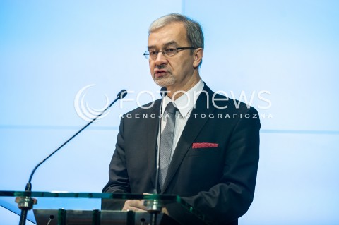  11.01.2018 WARSZAWA GPW<br />PODPISANIE UMOW INWESTYCYJNYCH PFR Z SAMORZADAMI<br />N/Z MINISTER INWESTYCJI I ROZWOJU JERZY KWIECINSKI<br /> 
