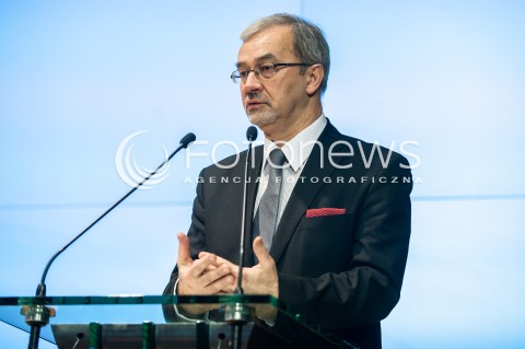  11.01.2018 WARSZAWA GPW<br />PODPISANIE UMOW INWESTYCYJNYCH PFR Z SAMORZADAMI<br />N/Z MINISTER INWESTYCJI I ROZWOJU JERZY KWIECINSKI<br /> 