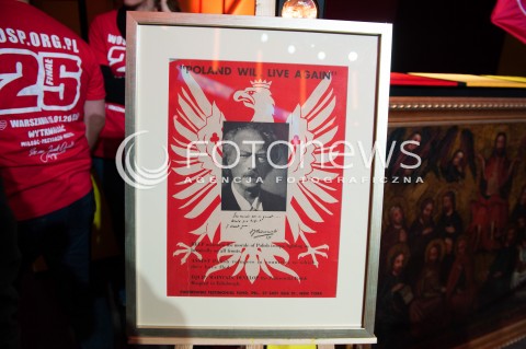  12.01.2018 WARSZAWA<br />KONFERENCJA PRZED 26 FINALEM WOSP<br />N/Z RZECZY NA AUKCJE WOSP<br /> 