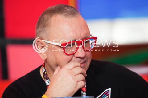  12.01.2018 WARSZAWA<br />KONFERENCJA PRZED 26 FINALEM WOSP<br />N/Z JUREK JERZY OWSIAK<br /> 