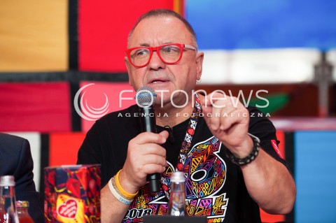  12.01.2018 WARSZAWA<br />KONFERENCJA PRZED 26 FINALEM WOSP<br />N/Z JUREK JERZY OWSIAK<br /> 