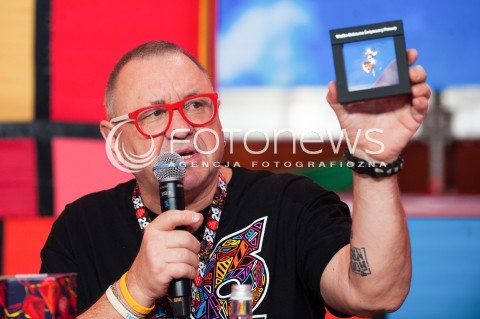  12.01.2018 WARSZAWA<br />KONFERENCJA PRZED 26 FINALEM WOSP<br />N/Z JUREK JERZY OWSIAK<br /> 