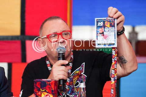  12.01.2018 WARSZAWA<br />KONFERENCJA PRZED 26 FINALEM WOSP<br />N/Z JUREK JERZY OWSIAK<br /> 