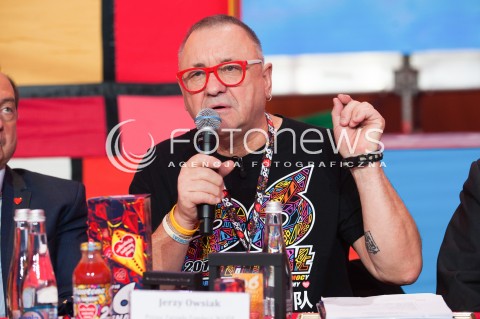 Konferencja przed kolejnym finałem Wielkiej Orkiestry Świątecznej Pomocy w Warszawie