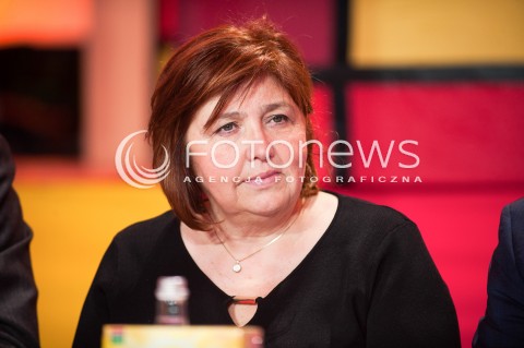  12.01.2018 WARSZAWA<br />KONFERENCJA PRZED 26 FINALEM WOSP<br />N/Z CZLONEK ZARZADU FUNDACJI WOSP LIDIA NIEDZWIEDZKA OWSIAK<br /> 