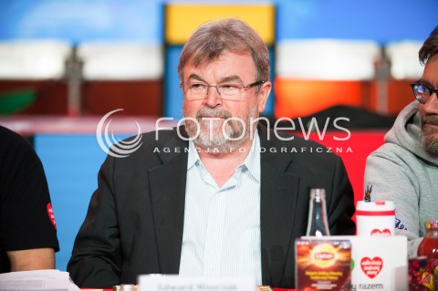  12.01.2018 WARSZAWA<br />KONFERENCJA PRZED 26 FINALEM WOSP<br />N/Z DYREKTOR PROGRAMOWY GRUPY TVN EDWARD MISZCZAK<br /> 
