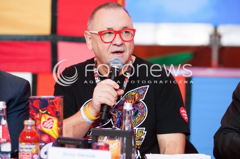  12.01.2018 WARSZAWA<br />KONFERENCJA PRZED 26 FINALEM WOSP<br />N/Z JUREK JERZY OWSIAK<br /> 