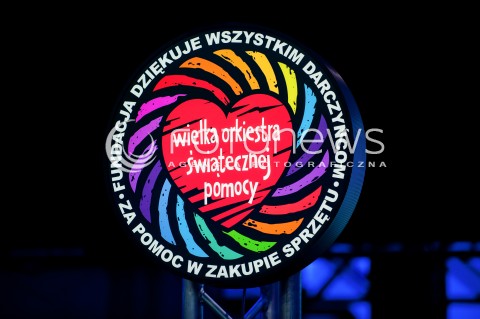  12.01.2018 WARSZAWA<br />KONFERENCJA PRZED 26 FINALEM WOSP<br />N/Z LOGO NAPIS WOSP FUNDACJA DZIEKUJE WSZYSTKIM DARCZYNCOM<br /> 