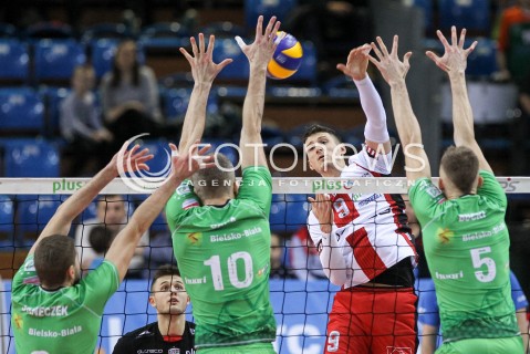  13.01.2018 RZESZOW <br />SIATKOWKA PLUS LIGA 2017/2018 MEN VOLLEYBALL POLAND POLISH PLUSLIGA LEAGUE SEASON 2017/2018 <br />MECZ ASSECO RESOVIA RZESZOW - BBTS BIELSKO BIALA <br />N/Z THIBAULT ROSSARD <br /> 