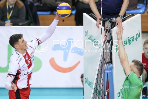  13.01.2018 RZESZOW <br />SIATKOWKA PLUS LIGA 2017/2018 MEN VOLLEYBALL POLAND POLISH PLUSLIGA LEAGUE SEASON 2017/2018 <br />MECZ ASSECO RESOVIA RZESZOW - BBTS BIELSKO BIALA <br />N/Z THIBAULT ROSSARD <br /> 