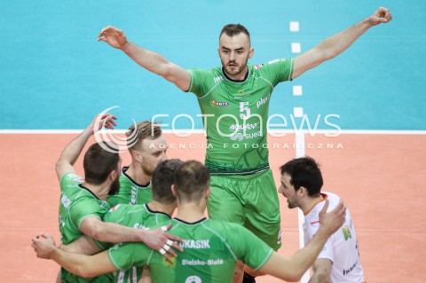  13.01.2018 RZESZOW <br />SIATKOWKA PLUS LIGA 2017/2018 MEN VOLLEYBALL POLAND POLISH PLUSLIGA LEAGUE SEASON 2017/2018 <br />MECZ ASSECO RESOVIA RZESZOW - BBTS BIELSKO BIALA <br />N/Z JAKUB BUCKI RADOSC EMOCJE <br /> 