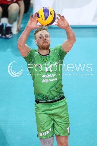  13.01.2018 RZESZOW <br />SIATKOWKA PLUS LIGA 2017/2018 MEN VOLLEYBALL POLAND POLISH PLUSLIGA LEAGUE SEASON 2017/2018 <br />MECZ ASSECO RESOVIA RZESZOW - BBTS BIELSKO BIALA <br />N/Z HARRISON PEACOCK SYLWETKA <br /> 