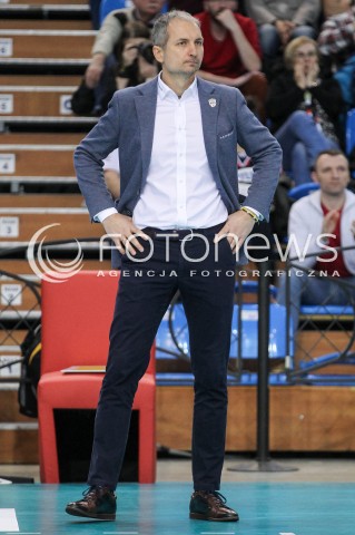  13.01.2018 RZESZOW <br />SIATKOWKA PLUS LIGA 2017/2018 MEN VOLLEYBALL POLAND POLISH PLUSLIGA LEAGUE SEASON 2017/2018 <br />MECZ ASSECO RESOVIA RZESZOW - BBTS BIELSKO BIALA <br />N/Z ANDRZEJ KOWAL - I TRENER ( HEAD COACH ) SYLWETKA <br /> 