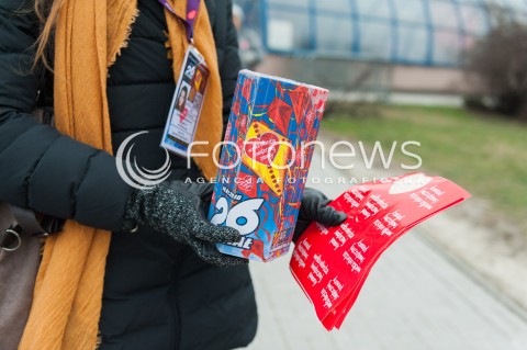  14.01.2018 WARSZAWA <br />26 FINAL WIELKIEJ ORKIESTRY SWIATECZNEJ POMOCY<br />N/Z PUSZKA WOSP SERDUSZKA<br /> 