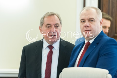  16.01.2018 WARSZAWA<br />POSIEDZENIE RADY MINISTROW<br />N/Z HENRYK KOWALCZYK JACEK SASIN<br /> 