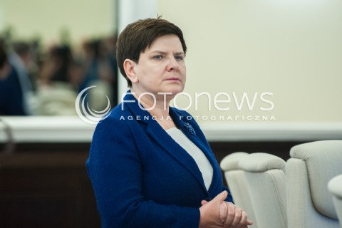 16.01.2018 WARSZAWA<br />POSIEDZENIE RADY MINISTROW<br />N/Z BEATA SZYDLO<br /> 