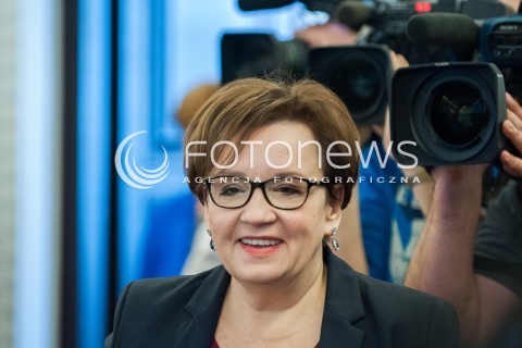  16.01.2018 WARSZAWA<br />POSIEDZENIE RADY MINISTROW<br />N/Z ANNA ZALEWSKA<br /> 