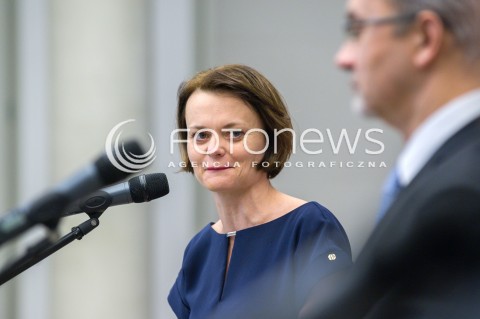  18.01.2018 WARSZAWA<br />KONFERENCJA PRASOWA MINISTER PRZEDSIEBIORCZOSCI I TECHNOLOGII JADWIGI EMILEWICZ ORAZ MINISTRA INWESTYCJI I ROZWOJU JERZEGO KWIECINSKIEGO<br />KONFERENCJA POSWIECONA PREZENTACJI ZADAN NOWO POWSTALYCH RESORTOW.<br />N/Z JADWIGA EMILEWICZ<br /> 