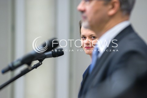  18.01.2018 WARSZAWA<br />KONFERENCJA PRASOWA MINISTER PRZEDSIEBIORCZOSCI I TECHNOLOGII JADWIGI EMILEWICZ ORAZ MINISTRA INWESTYCJI I ROZWOJU JERZEGO KWIECINSKIEGO<br />KONFERENCJA POSWIECONA PREZENTACJI ZADAN NOWO POWSTALYCH RESORTOW.<br />N/Z JADWIGA EMILEWICZ<br /> 