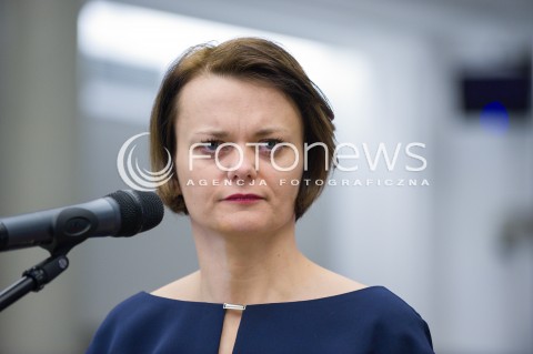  18.01.2018 WARSZAWA<br />KONFERENCJA PRASOWA MINISTER PRZEDSIEBIORCZOSCI I TECHNOLOGII JADWIGI EMILEWICZ ORAZ MINISTRA INWESTYCJI I ROZWOJU JERZEGO KWIECINSKIEGO<br />KONFERENCJA POSWIECONA PREZENTACJI ZADAN NOWO POWSTALYCH RESORTOW.<br />N/Z JADWIGA EMILEWICZ<br /> 