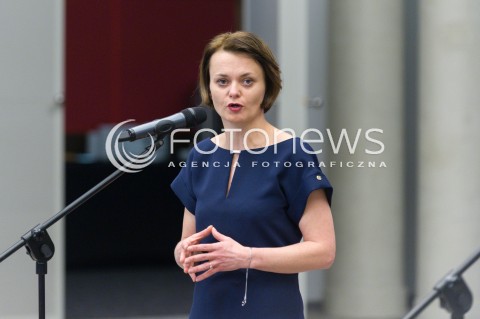  18.01.2018 WARSZAWA<br />KONFERENCJA PRASOWA MINISTER PRZEDSIEBIORCZOSCI I TECHNOLOGII JADWIGI EMILEWICZ ORAZ MINISTRA INWESTYCJI I ROZWOJU JERZEGO KWIECINSKIEGO<br />KONFERENCJA POSWIECONA PREZENTACJI ZADAN NOWO POWSTALYCH RESORTOW.<br />N/Z JADWIGA EMILEWICZ<br /> 