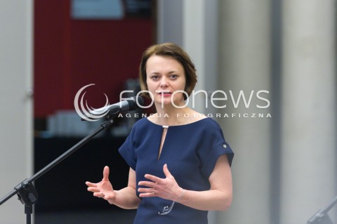  18.01.2018 WARSZAWA<br />KONFERENCJA PRASOWA MINISTER PRZEDSIEBIORCZOSCI I TECHNOLOGII JADWIGI EMILEWICZ ORAZ MINISTRA INWESTYCJI I ROZWOJU JERZEGO KWIECINSKIEGO<br />KONFERENCJA POSWIECONA PREZENTACJI ZADAN NOWO POWSTALYCH RESORTOW.<br />N/Z JADWIGA EMILEWICZ<br /> 