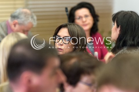 Kinga Rusin na spotkaniu z udziałem ministra środowiska w Warszawie