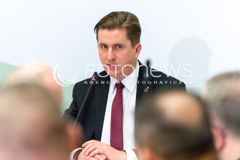  19.01.2018 WARSZAWA<br />SPOTKANIE KONSULTACYJNE W SPRAWIE ZMIAN W PRAWIE LOWIECKIM W MINISTERSTWIE SRODOWISKA<br />N/Z RAFAL ROMANOWSKI<br /> 